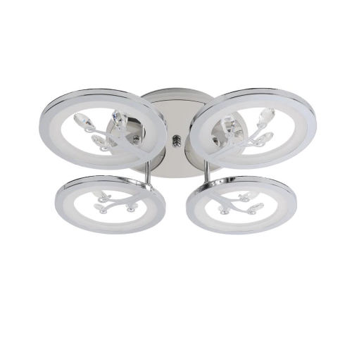 Люстра світлодіодна акрилова Sirius B YH238/4 88W+12W - Фото № 1