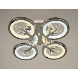 Люстра світлодіодна акрилова Sirius B YH238/4 88W+12W