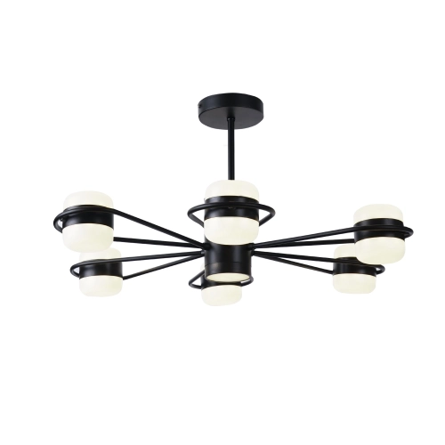 LED acrylic chandelier Sirius B N4557/6 BK - Фото № 2