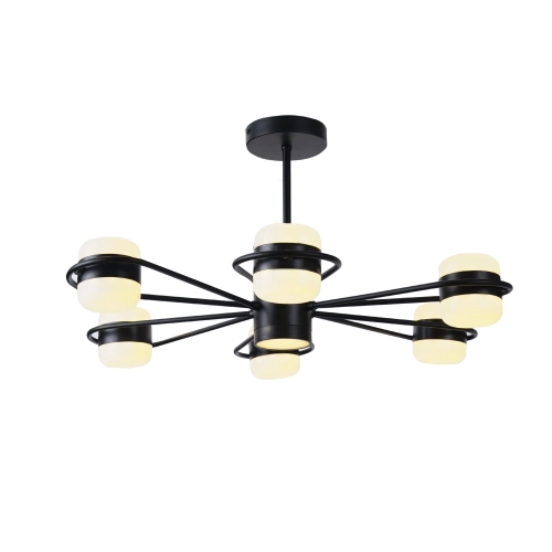 LED acrylic chandelier Sirius B N4557/6 BK - Фото № 3