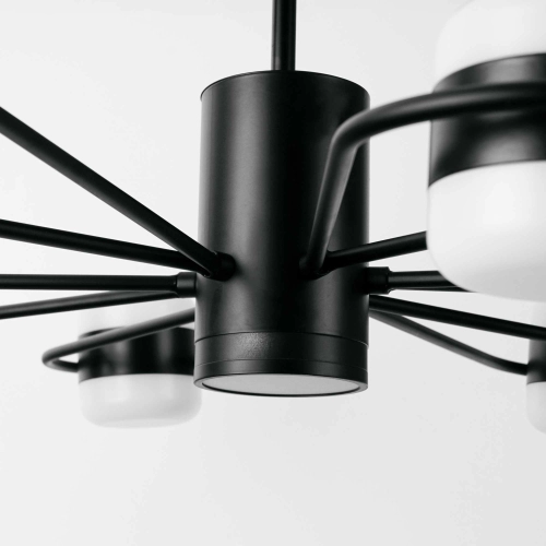 LED acrylic chandelier Sirius B N4557/6 BK - Фото № 5