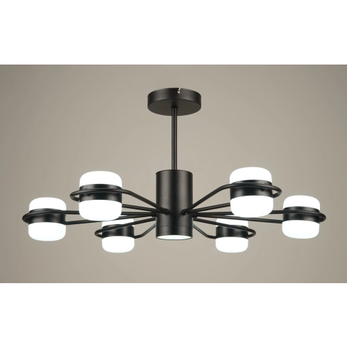 LED acrylic chandelier Sirius B N4557/6 BK