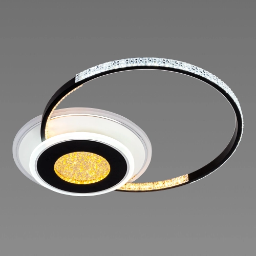 Люстра світлодіодна акрилова Sirius C7067/500 WH+BK (RGB) 80W+8W - Фото № 2