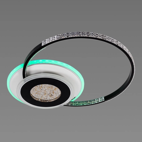 Люстра світлодіодна акрилова Sirius C7067/500 WH+BK (RGB) 80W+8W - Фото № 5