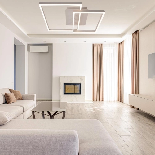 Люстра світлодіодна акрілова Sirius DK5809/2 WH 128W - Фото № 4