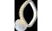 LED acrylic sconce Sirius DK5859/1 WH 38W - Фото № 1