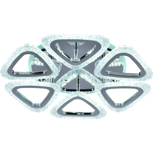 Люстра світлодіодна акрілова Sirius LI8406/6B CR (RGB) 72W+8W