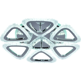 Люстра світлодіодна акрілова Sirius LI8406/6B CR (RGB) 72W+8W