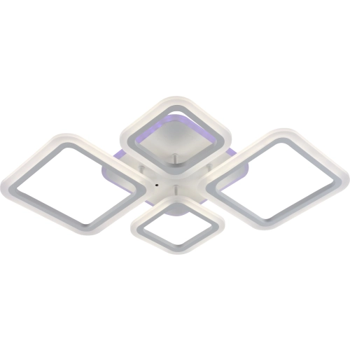 Люстра світлодіодна акрілова Sirius LI8822/2+2 WH (RGB) 88W+8W - Фото № 2