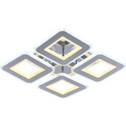 Люстра світлодіодна акрілова Sirius LI8882/4B CR (BL+YL) 110W+72W