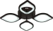 Люстра світлодіодна акрілова Sirius MX10016/4B COF (80W) - Фото № 3