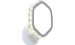 Sconce wall-mounted LED Sirius DK5863 / 1 (WH) 34W - Фото № 3