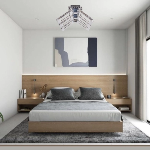 Chandelier LED acrylic Sirius 2926-6 240W 48W - Фото № 6