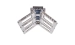 Chandelier LED acrylic Sirius 2926-6 240W 48W - Фото № 1