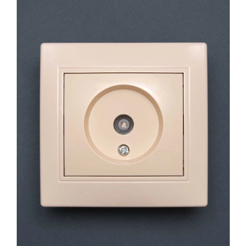 Socket Valeso BK-2009 1-on TV cream