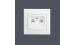 Socket BW-2008 2-way computer white - Фото №1