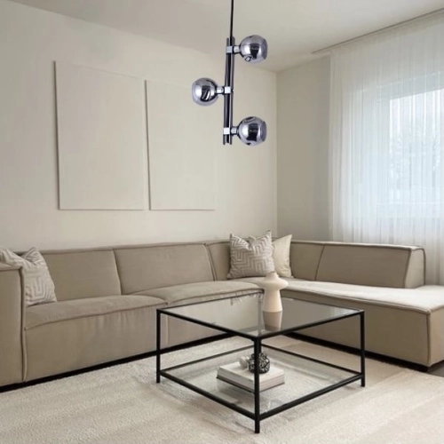 Loft-style chandelier Sirius Yu 9800В/3 with 3 shades