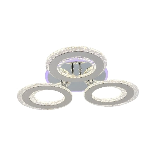 Люстра світлодіодна акрілова Sirius LI8423/3 CR (RGB) 114W+7W - Фото № 5
