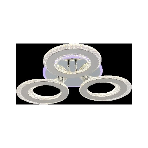 Люстра світлодіодна акрілова Sirius LI8423/3 CR (RGB) 114W+7W - Фото № 4