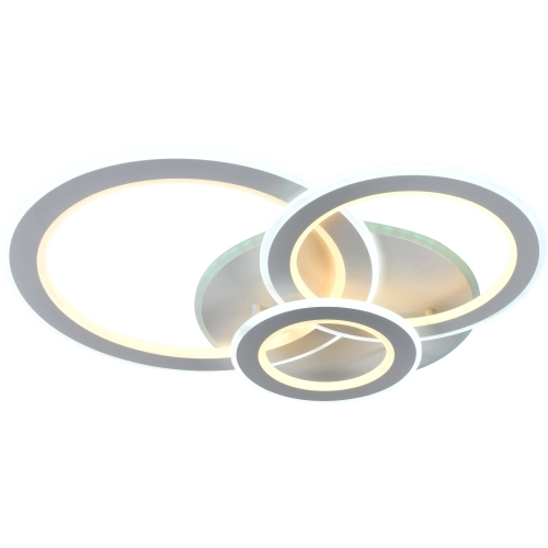 Люстра світлодіодна акрілова Sirius LI8778/3 WH (RGB) 220W+11W - Фото № 1