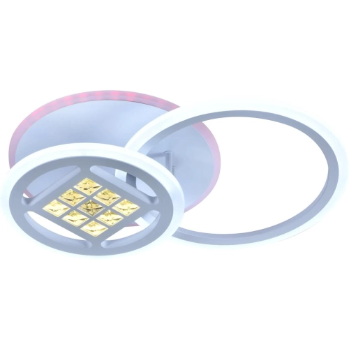 Люстра світлодіодна акрілова Sirius LI8860/2B WH (RGB) 68W+7W - Фото № 1