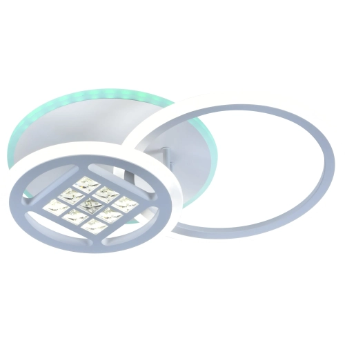 Люстра світлодіодна акрілова Sirius LI8860/2B WH (RGB) 68W+7W - Фото № 2
