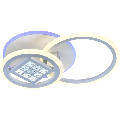 Люстра світлодіодна акрілова Sirius LI8860/2B WH (RGB) 68W+7W - Фото № 3