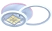 Люстра світлодіодна акрілова Sirius LI8860/2B WH (RGB) 68W+7W - Фото № 1
