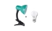 Table lamp Sirius TY 1108B for one bulb with a clip (green) - Фото №1