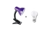 Table lamp Sirius TY 1108B for one bulb with a clip (purple) - Фото №1