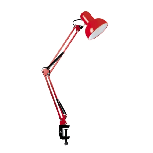 Table lamp Sirius TY 1800B on one bulb with a clothespin red