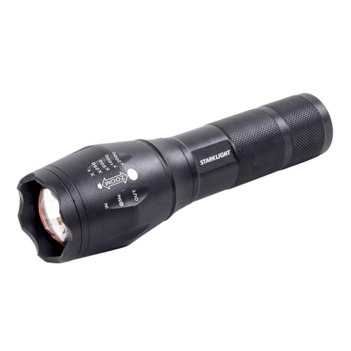 Sirius T6 tactical flashlight (aluminum, batteries)
