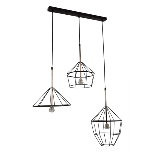 The chandelier suspended in style of the Sirius J846-3 loft on 3 plafonds - Фото № 1