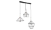 The chandelier suspended in style of the Sirius J846-3 loft on 3 plafonds - Фото № 1