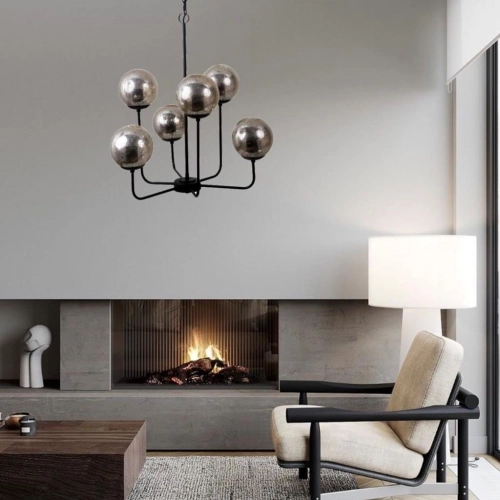 Chandelier Sirius YG 16616-6P in loft style with 6 shades - Фото № 2