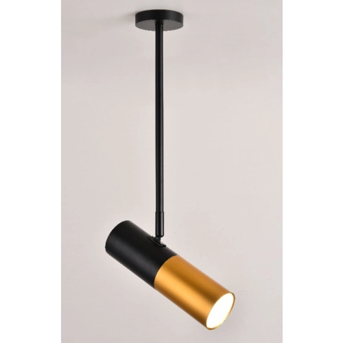 Спот Sirius RT542 BK+GD с поворотным механизмом