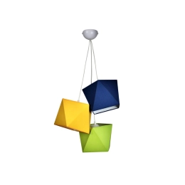 Children's hanging chandelier Sirius 8915-3C colored