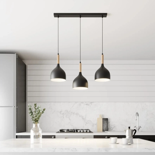 Hanging chandelier Sirius B N5656/3H BK