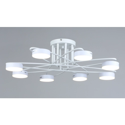 Люстра світлодіодна акрилова Sirius B N4248/8 WT 112W - Фото № 1
