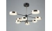 LED acrylic chandelier Sirius B YH871/4+4 COFFEE+GD
