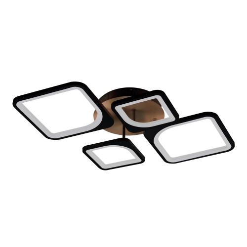 LED ceiling chandelier  6106-4 BK 62W - Фото № 2