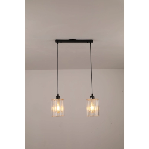 Semi-suspended chandelier VALESO GLD-20996-2-120*170 with 2 shades - Фото № 1
