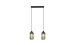 Semi-suspended chandelier VALESO GLD-20996-2-120*170 with 2 shades