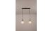 Semi-suspended chandelier VALESO GLD-20996-2-120*170 with 2 shades - Фото № 1