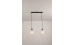 Semi-suspended chandelier VALESO GLD-20996-2-120*170 with 2 shades - Фото № 2