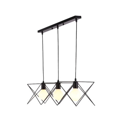 Loft style chandelier  MLP0290 with 3 shades