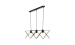 Loft style chandelier  MLP0290 with 3 shades - Фото №1