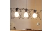 Loft style chandelier  MLP0290 with 3 shades - Фото № 2