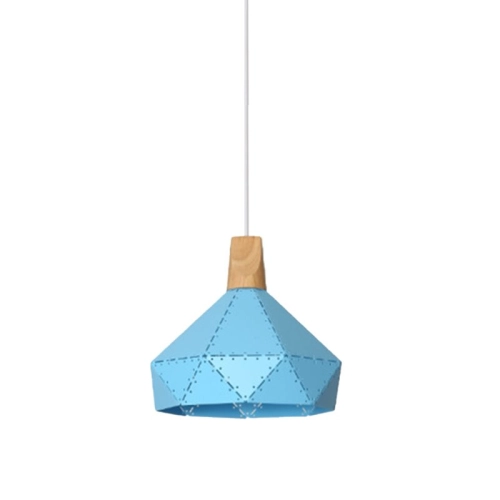 Hanging chandelier for the kitchen PL018-M blue in Scandinavian style - Фото № 2