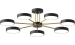 LED acrylic chandelier Sirius B X13242/7 BK+FGD